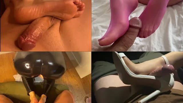 Footjob Compilation - Part 1