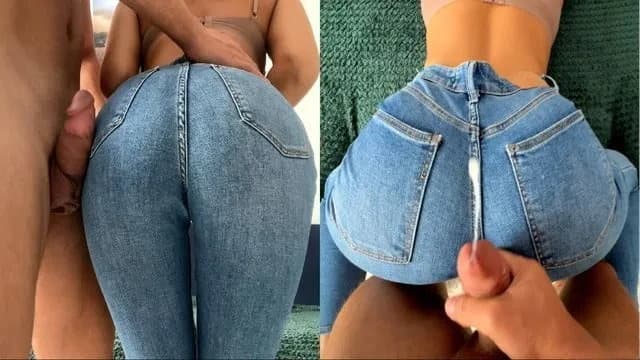 Chị Gái Mưa Khiêu Khích Với Quần Jeans Ôm Sát Mới