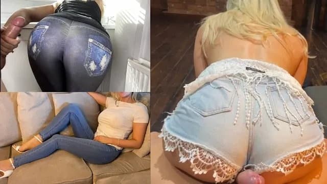 Teasing và Grinding quyến rũ trong denim jeans - Phần 1