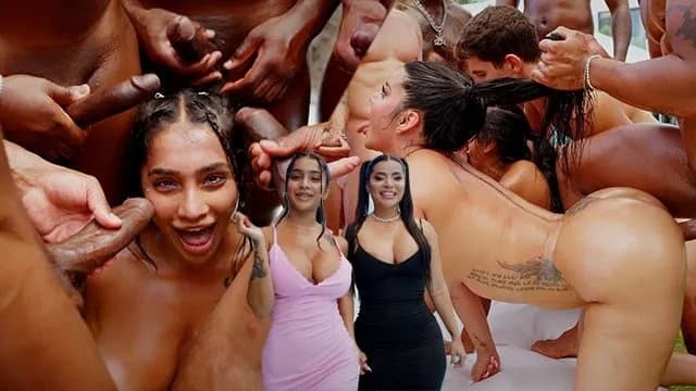 Outdoor Gangbang: 9 Chàng Trai Quyến Rũ Chinh Phục 2 Người Đẹp Gợi Cảm